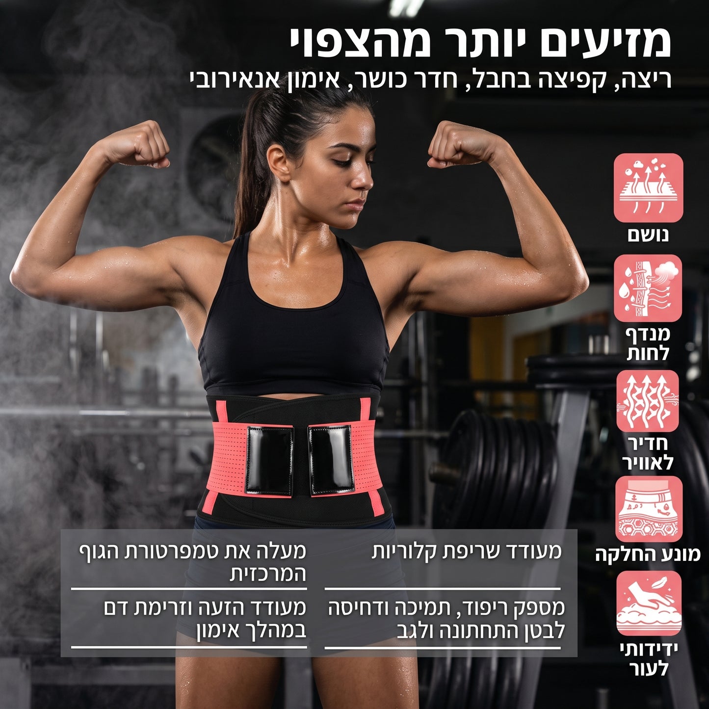 FitBand Pro – חגורת הזעה לחיטוב מקסימלי