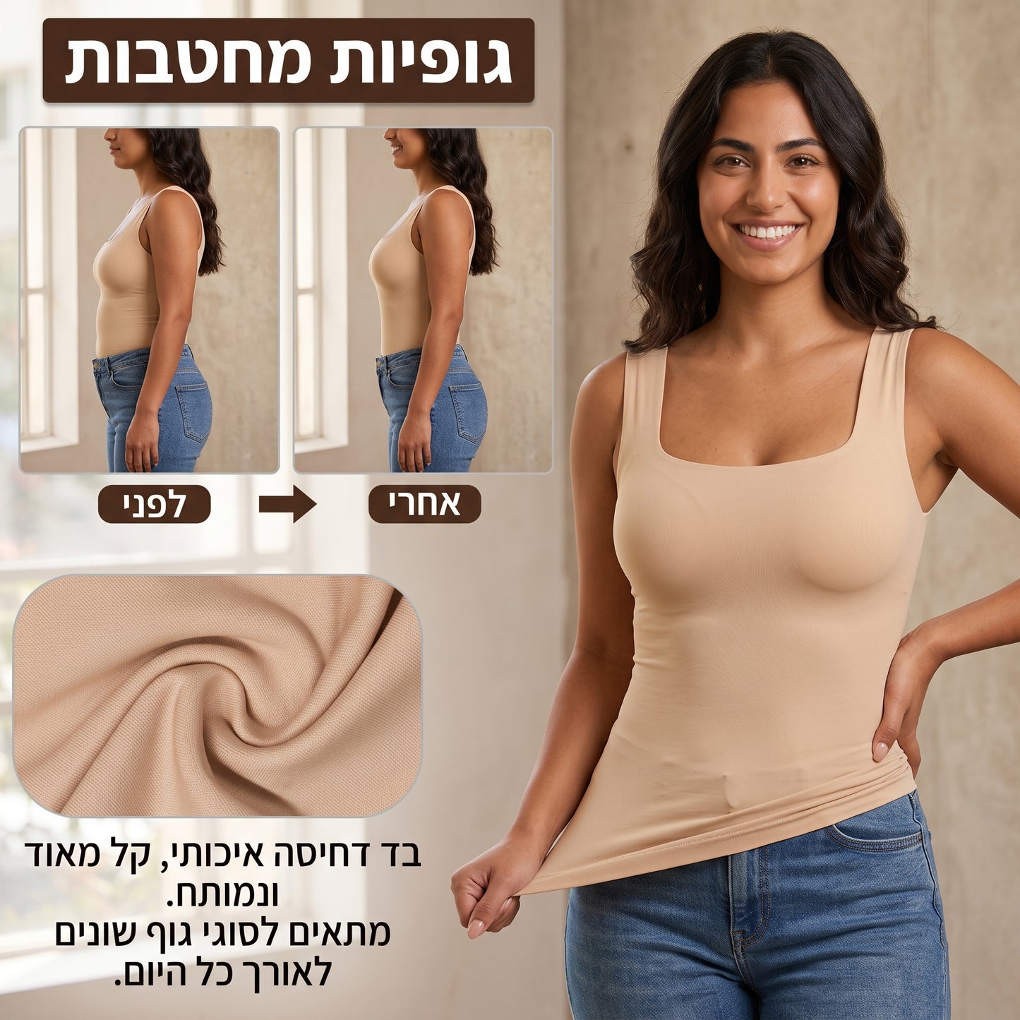 ShapeTop - הגופיה המחטבת