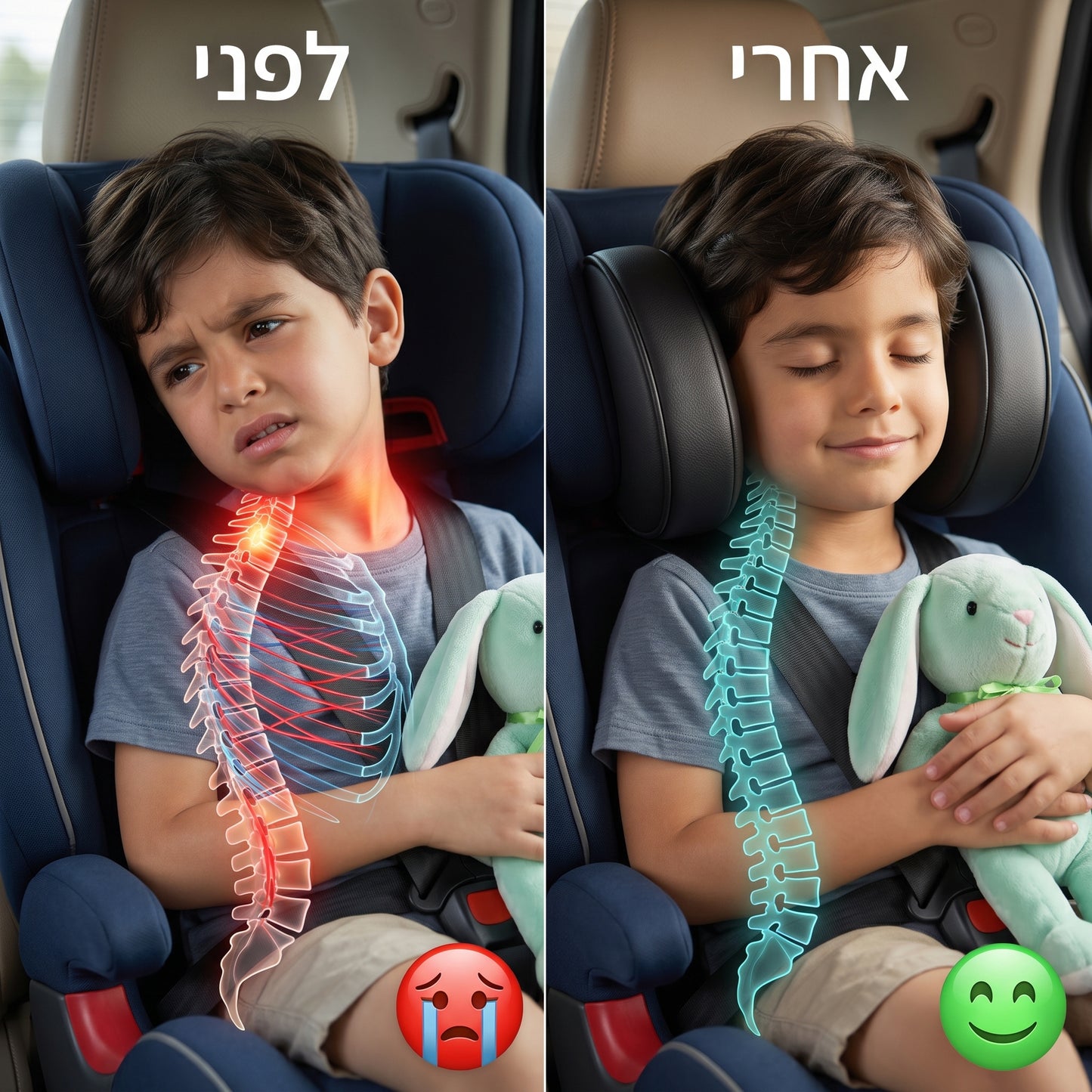 NapBuddy – משענת ראש רכה לילדים