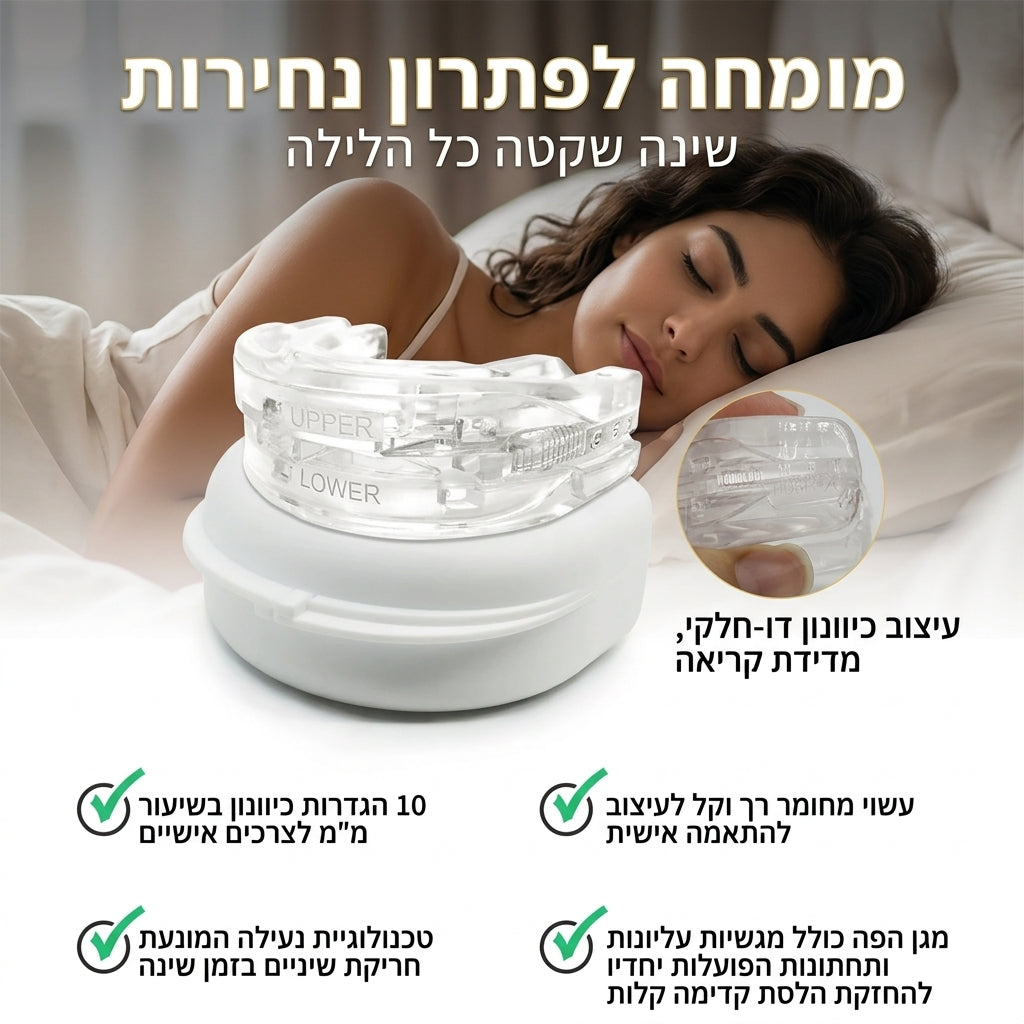 SnoreStop –מגן פה למניעת נחירות