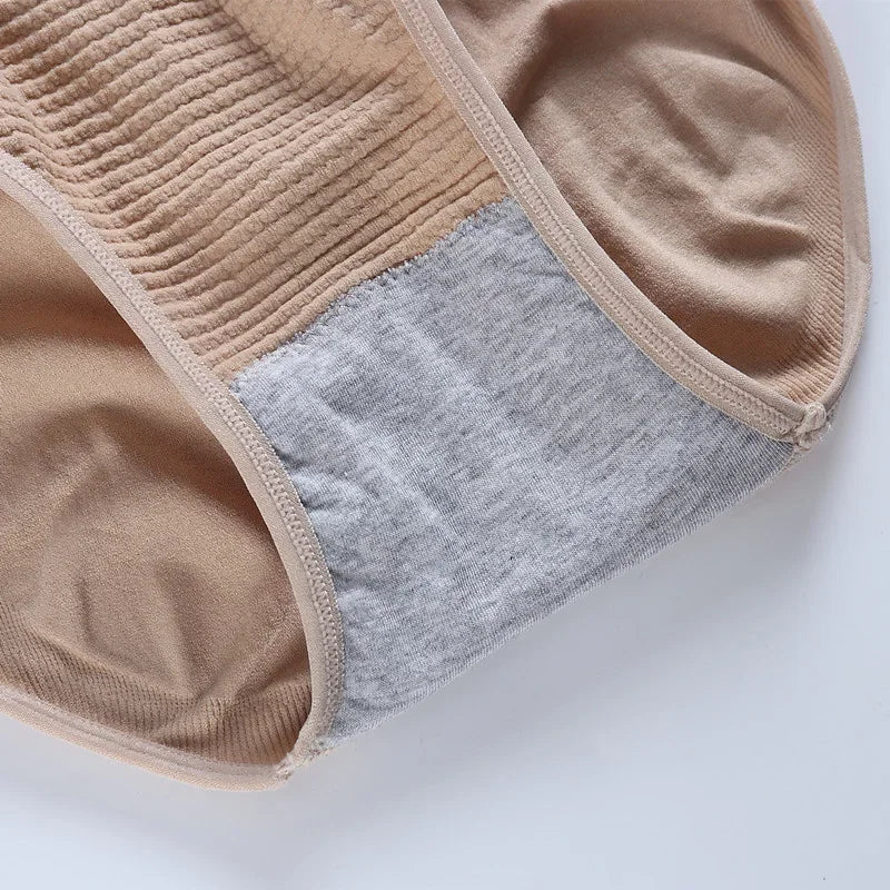 Women's seamless high waisted shaping shorts breathable slim fit and hip lifting underwear women's slim fit bra long pants